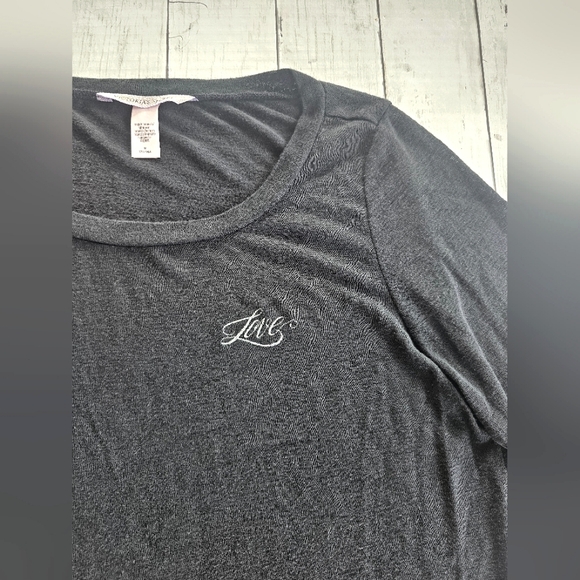 Victoria's Secret Black Longsleeve Oversized Sweater Top Soft & Stretchy Size M - Picture 4 of 5